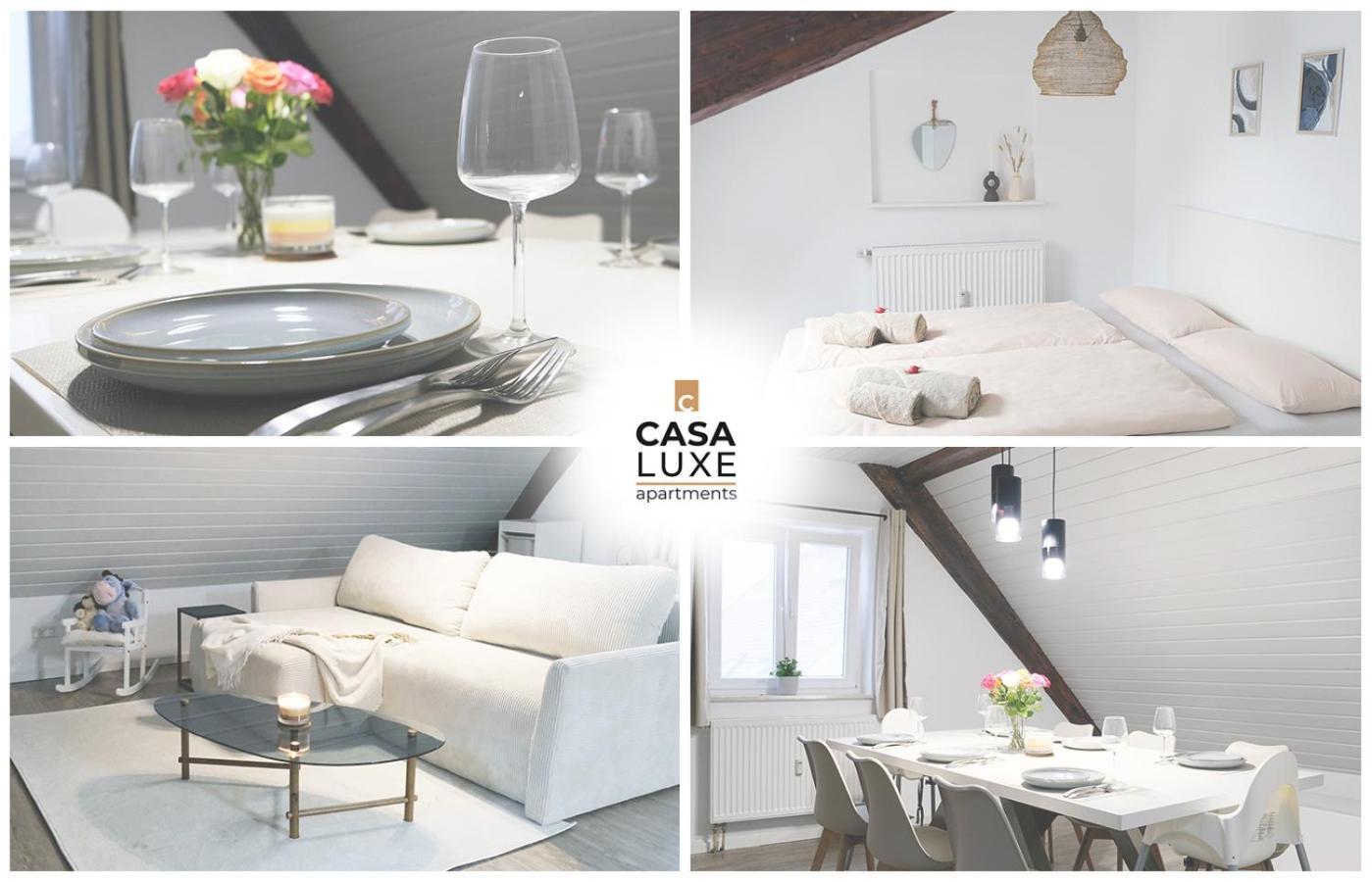 Casa Luxe - 80Qm - Stadtmitte - Familienfreundlich - Parkplatz - 5Km Zum Legoland Günzburg Exteriér fotografie